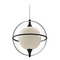 Kuzco Lighting Kuzco Lighting Aries Black LED Pendant Light with Globe Shade PD76712-BK-UNV