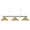 Z-Lite Sharp Shooter Chrome Billiard Light by Z-Lite 155-3CH-MSG