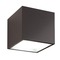 Modern Forms by WAC Lighting Bloc 5.50-Inch LED Outdoor Wall Light in Bronze by Modern Forms WS-W9201-BZ