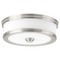 Progress Lighting Bezel LED Brushed Nickel LED Flush Mount 3000K 659LM by Progress Lighting P350085-009-30