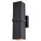 Vaxcel Lighting Vaxcel Lighting Lavage Textured Black Outdoor Wall Light T0661