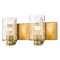 Z-Lite Beckett Olde Brass Bathroom Light by Z-Lite 492-2V-OBR
