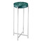 Currey and Company Lighting Currey and Company Rina Teal & Polished Nickel Accent Table 4000-0227