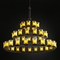 Justice Design Group Veneto Luce Collection Dark Bronze Chandelier by Justice Design Group GLA-8714-16-GLDC-DBRZ
