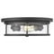 Z-Lite Savannah Bronze Flush Mount by Z-Lite 462F14-BRZ