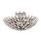 Crystorama Lighting Crystorama Lighting Broche Antique Silver Semi-Flushmount Light 505-SA