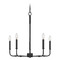 Quoizel Lighting Abner 24-Inch Chandelier in Matte Black by Quoizel Lighting ABR5024MBK
