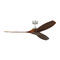 Visual Comfort Fan Collection Collins Smart 60-Inch Fan in Steel by Visual Comfort & Co Fans 3CLNSM60BS