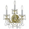 Crystorama Lighting Crystorama Lighting Maria Theresa Gold Sconce 4403-GD-CL-MWP