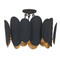 Minka Lavery Vailen 20-Inch Semi-Flush Mount in Black & Gold by Minka Lavery 1417-897