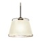 Besa Lighting Besa Lighting Pica Bronze LED Mini-Pendant Light with Empire Shade 1JT-PIC9WH-LED-BR