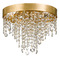 Crystorama Lighting Winham Crystal Flush Mount in Antique Gold by Crystorama Lighting WIN-613-GA-CL-MWP
