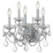 Crystorama Lighting Crystorama Lighting Maria Theresa Polished Chrome Sconce 4404-CH-CL-MWP