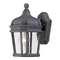 Minka Lavery Outdoor Wall Light with Clear Glass in Black by Minka Lavery 8690-66