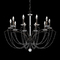 Schonbek Lighting Priscilla Black Chandelier by Schonbek Lighting BC7110N-51PDK