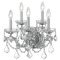 Crystorama Lighting Crystorama Lighting Maria Theresa Polished Chrome Sconce 4404-CH-CL-S