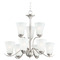 Maxim Lighting Maxim Lighting Vital Satin Nickel Chandelier 12076FTSN