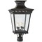 Visual Comfort Signature Collection E.F. Chapman Elsinore Post Lantern in Black by Visual Comfort Signature CHO7055BLKCG