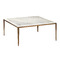 Currey and Company Lighting Currey and Company Oblique Natural White Lilac Marble & Antique Brass Table 4000-0237