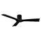 Modern Forms by WAC Lighting Modern Forms Aviator Matte Black Ceiling Fan Without Light FH-W1811-54-MB