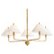 Maxim Lighting Kismet Gold Leaf Chandelier by Maxim Lighting 18315SWGL
