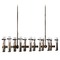 Visual Comfort Signature Collection Ian K. Fowler Malik Linear Chandelier in Bronze by Visual Comfort Signature S5915BZCG