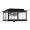 Capital Lighting Barrett 13-Inch Black Flush Mount by HomePlace by Capital Lighting 943836BK
