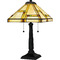 Quoizel Lighting Tiffany Matte Black Table Lamp by Quoizel Lighting TF16136MBK