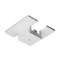 Juno Lighting Group Trac-Master Floating Electrical Feed 1-Circuit White by Juno Lighting Group T29 WH