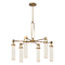Alora Lighting Wynwood 6-Light Chandelier in Vintage Brass by Alora Lighting CH355632VBGO