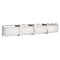 Kuzco Lighting Modern Chrome LED Bathroom Light with Frosted Shade 3000K 1800LM by Kuzco Lighting 701314CH-LED