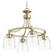 Quorum Lighting Rossington Aged Brass Chandelier by Quorum Lighting 6422-4-280