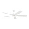 Generation Lighting Fan Collection Lowden 52 Matte White LED Ceiling Fan by Generation Lighting 5LWDSM60RZWD