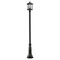 Z-Lite Portland 112.25-Inch Outdoor Post Light in Black by Z-Lite 531PHBR-518P-BK