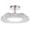 Vaxcel Lighting Vaxcel Lighting Clara Brushed Nickel LED Semi-Flushmount Light C0276