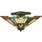 Quoizel Lighting Inglenook Semi-Flush in Valiant Bronze by Quoizel Lighting TFIK1714VA