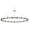 Eurofase Lighting Albany Deep Black & Brass LED Chandelier by Eurofase Lighting 37045-012