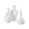 Currey and Company Lighting Ave Maria Vase Set of 3 in White by Currey & Company 1200-0982