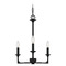 Quoizel Lighting Prescott Matte Black Chandelier Quoizel Lighting PRC5016MBK
