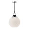 Alora Lighting Alora Lighting Copperfield Chrome Pendant Light with Globe Shade PD520516CHOP