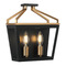 Matteo Lighting Matteo Lighting Mavonshire Black & Aged Gold Brass Sconce W67012BKAG