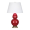 Robert Abbey Lighting Double Gourd Table Lamp by Robert Abbey RR20X