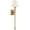 Visual Comfort Signature Collection Alexa Hampton Jane Tail Sconce in Antique Brass by Visual Comfort Signature AH2315HABL