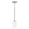 HomePlace by Capital Lighting Lawson Mini Pendant in Brushed Nickel by HomePlace by Capital Lighting 348812BN-542