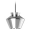 Kuzco Lighting Trinity 13-Inch LED Glass Pendant in Black & Chrome by Kuzco Lighting PD62013-BK/CH