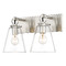 Z-Lite Harper Brushed Nickel Bathroom Light by Z-Lite 483-2V-BN