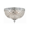 Crystorama Lighting Richmond Crystal Flush Mount in Polished Chrome by Crystorama Lighting 117-8-CH