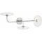 Visual Comfort Signature Collection Ian K. Fowler Calvino Arched Sconce in Polished Nickel by VC Signature S2691PNCG