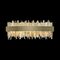 Allegri Lighting Glacier 18-Inch LED ADA Bath Light in Gold by Allegri Crystal 030231-038