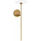 Visual Comfort Signature Collection Ian K. Fowler Calvino Large Tail Sconce in Brass by VC Signature S2690HABCG